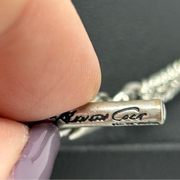 Kenneth Cole Shell Pendant Necklace with Silver Tone Chain - Picture 8 of 8